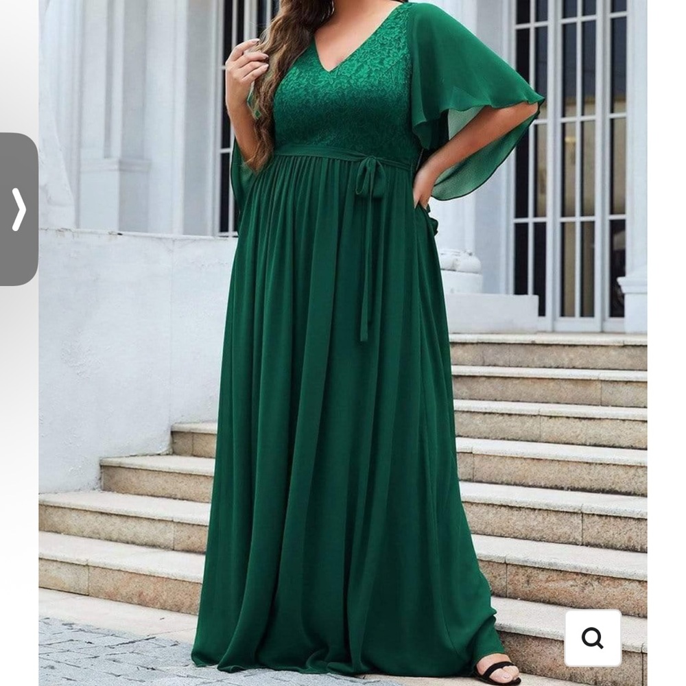 Ever Pretty Deep Green Maxi Dress